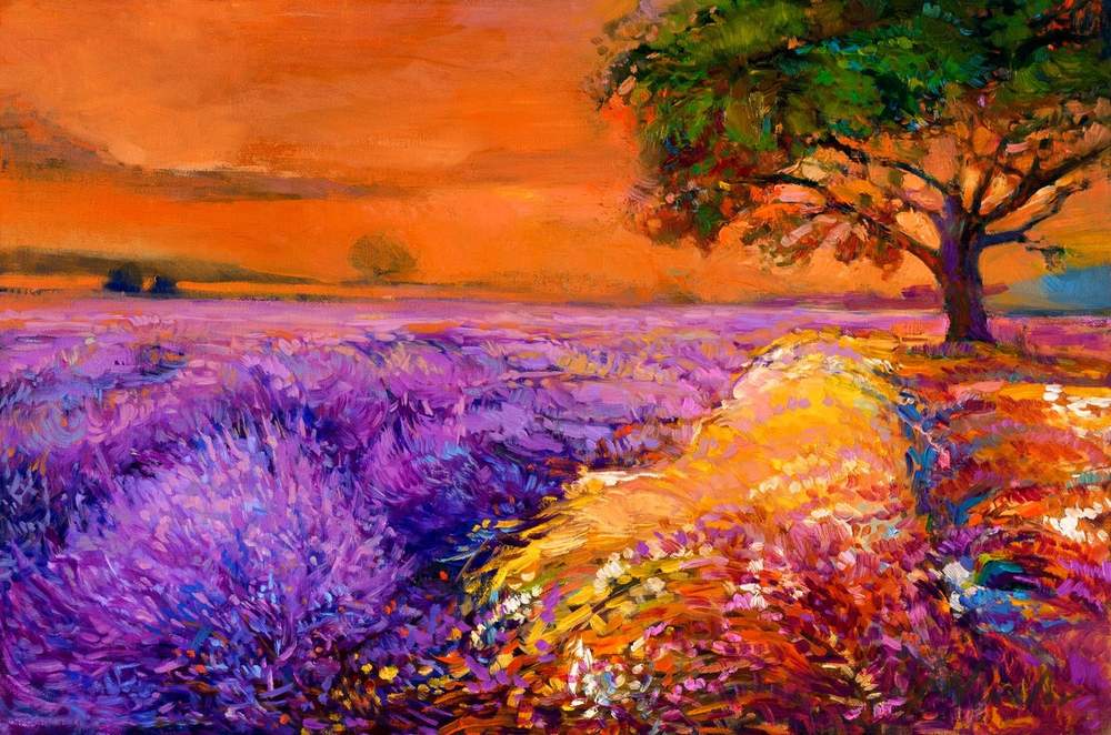 Path to the Tree — original oil painting by Ivailo Nikolov